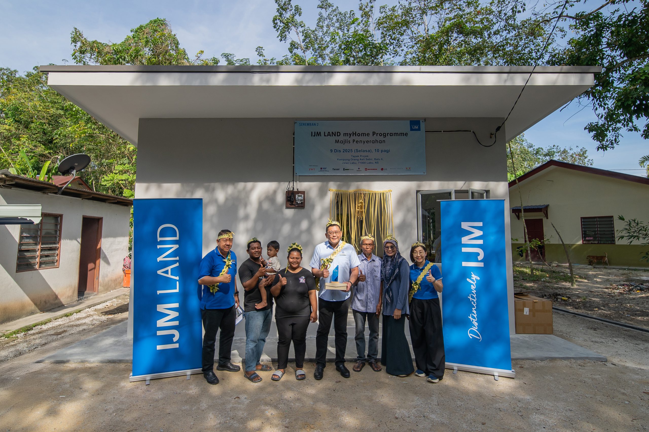 IJM Land Restores Hope with New Home for Orang Asli Family