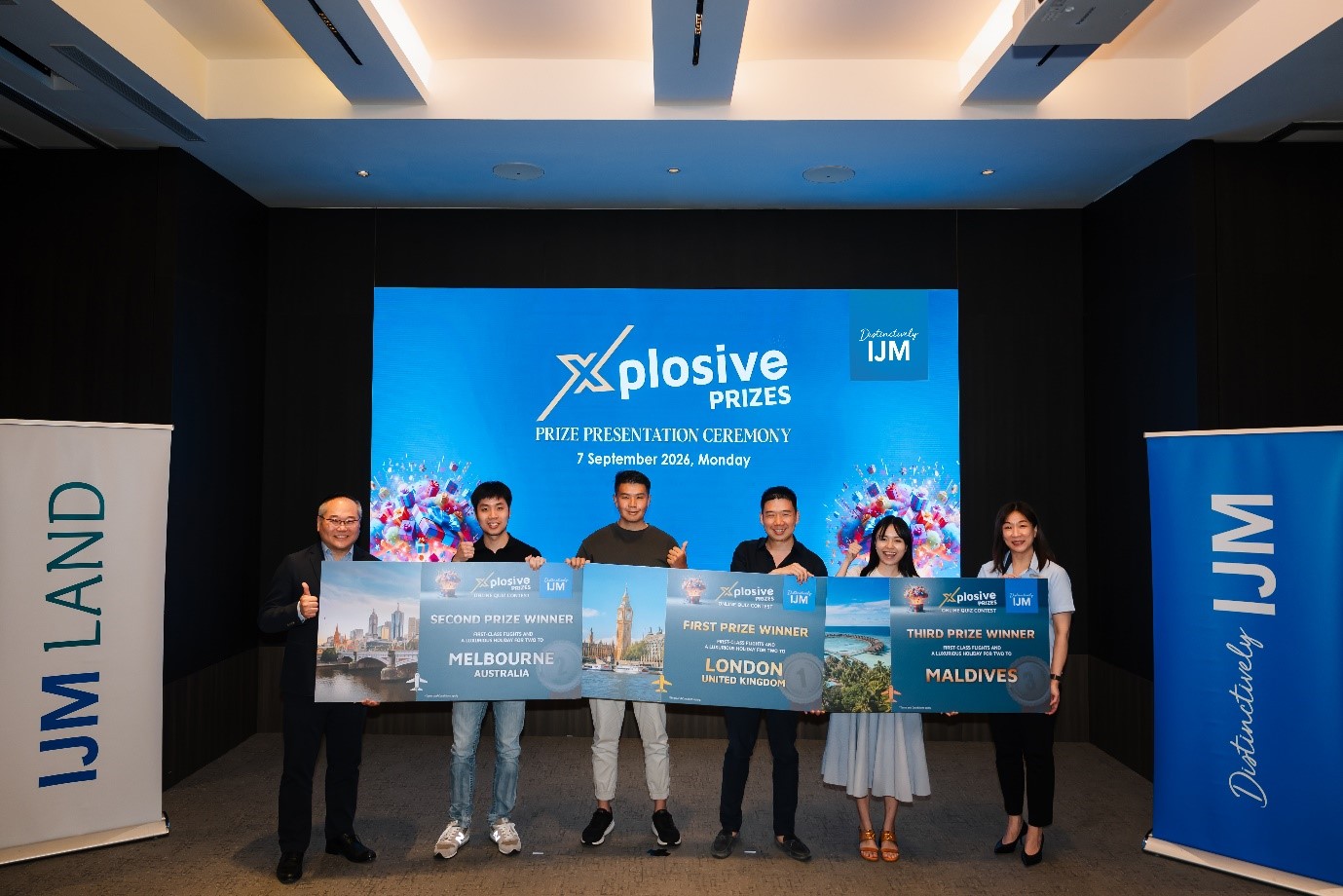 IJM Land Celebrates XPLOSIVE Campaign Winners with First-Class Flights and Luxurious Holiday Experiences